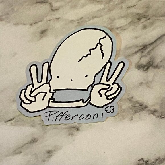 Pifferooni Original Skull Large Holographic Glitter Sticker Pack - Picture 6 of 6